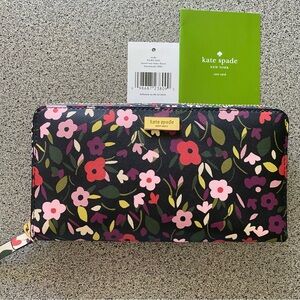 New !! KATE SPADE boho floral wallet ♠️